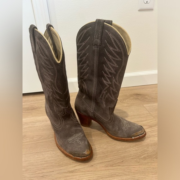 Acme Dingo Circle A Women’s Western Boots Made In USA gray 49269 7444 size 7.5 M - Picture 2 of 10